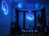 Immersive Light and Sound Bath by Hrmny Collective + Flolux, Lightart by Flora Litchfield (flolux) 2022