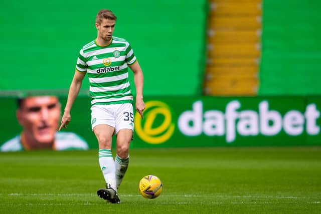 Celtic defender Kristoffer Ajer could be sold this summer as he gets ready to enter the final 12 months of his contract. Picture: SNS