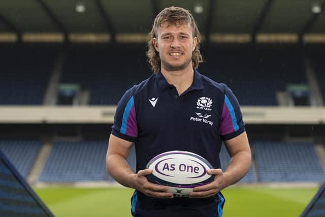 Kyle Rowe is a wing option for Scotland in the second Test. (Photo by Ross MacDonald / SNS Group)