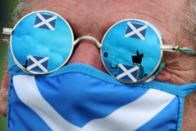 Alex Salmond launched his pro-independence party Alba on Friday. Picture: PA