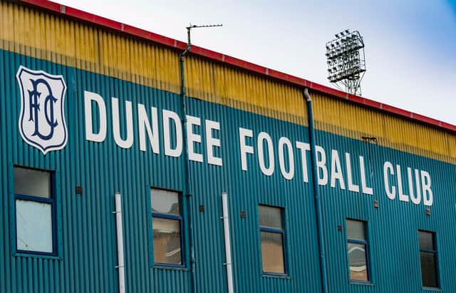 DUNDEE, SCOTLAND - APRIL 14: Dens Park is pictured during the ongoing coronavirus pandemic, on April 14, 2020, in Dundee, Scotland. 
(Mark Scates / SNS Group)