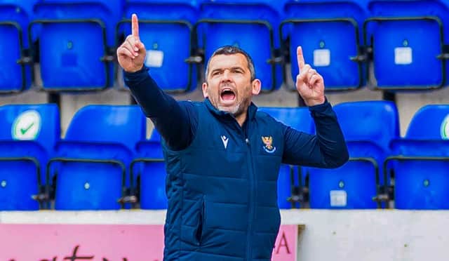 St Johnstone manager Callum Davidson  has hardly had a full squad to train in recent weeks because of various covid issues. (Photo by Roddy Scott / SNS Group)