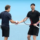 Jamie Murray and Bruno Soares are through to the semi-finals of the men's doubles at the Australian Open. Picture: Mark Metcalfe/Getty Images