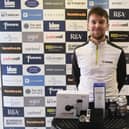 Jeff Wright with his array of prizes for winning The Renaissance Club Classic in East Lothian. Picture: Tartan Pro Tour