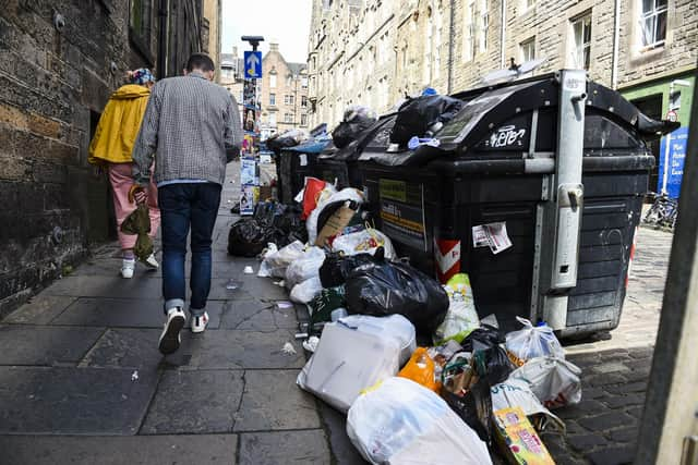 Cleansing staff in the Scottish capital have been out on strike since August 18, with the action timed to coincide with the Edinburgh festivals.