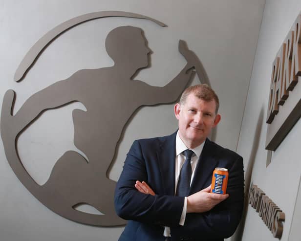 Roger White was MD of AG Barr for a short period before taking up the role of CEO 20 years ago. Picture by Stewart Attwood