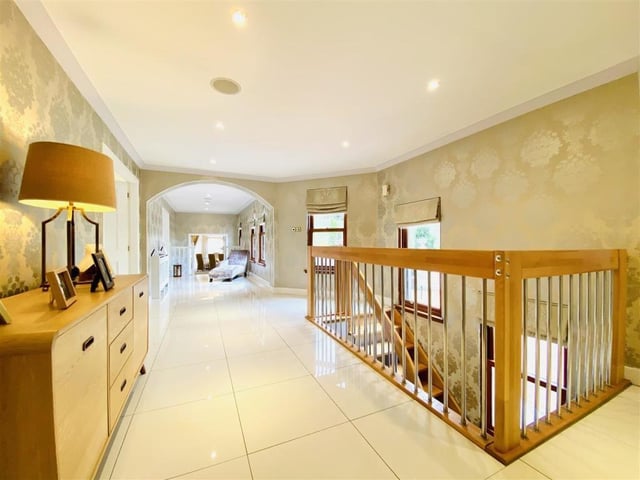 Upper hallway.