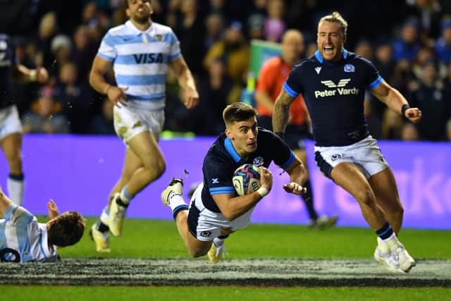 Scotland ended the year on a high with a thumping win over Argentina but go into 2023 clouded by uncertainty. (Photo by Mark Runnacles/Getty Images)