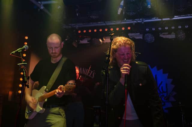 Edinburgh band  Chameleon Lady said 'lock down helped develop their style' as they performed for the first time at Sneaky Pete’s in the city’s Cowgate area (Photo: Rachel Duncan, @shotby_rachel).