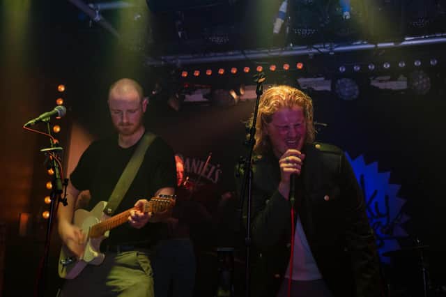 Edinburgh band Chameleon Lady said 'lock down helped develop their style' as they performed for the first time at Sneaky Pete’s in the city’s Cowgate area (Photo: Rachel Duncan, @shotby_rachel).