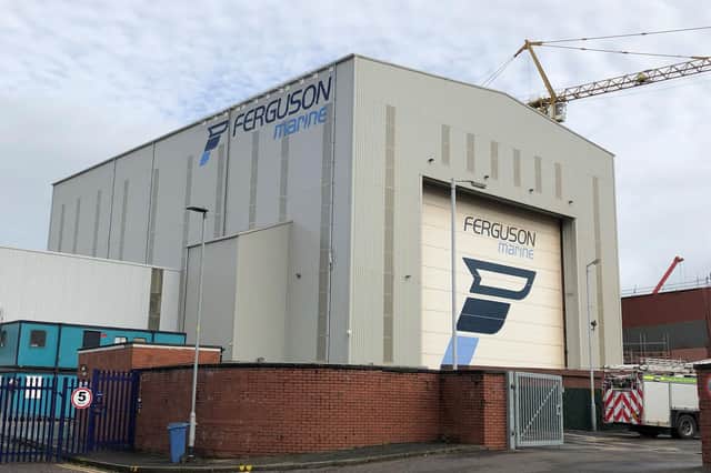 Two ferries being built at the Ferguson shipyard in Port Glasgow are years overdue (Picture: Lewis McKenzie/PA)