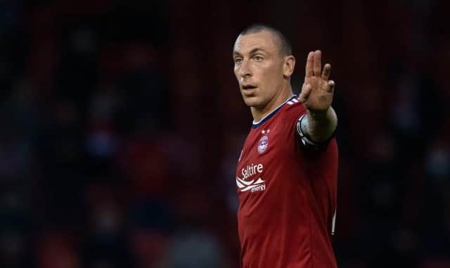 Scott Brown took a player-coach role at Pittodrie with former team-mate Stephen Glass. (Photo by Craig Foy / SNS Group)