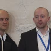 Director of Communications Lee Cain (right) alongside Senior aide to the Prime Minister Dominic Cummings.