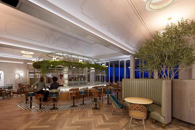 Crieff Hydro - CGI of proposed bar area