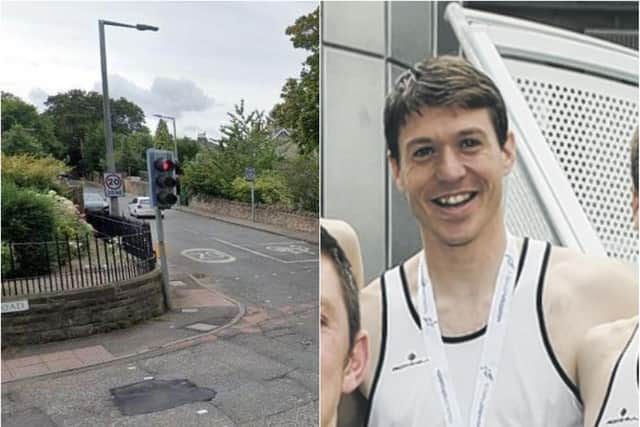 NHS Lothian and Scottish Athletics paid tribute to James Harrison, who died after the bike he was cycling collided with a van last Thursday. Pic: Bobby Gavin/ Google