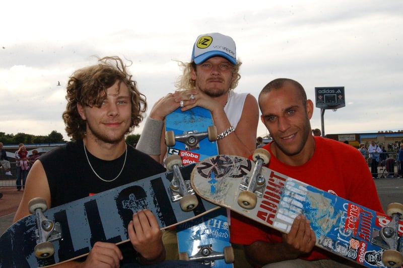 Skater stars came to South Shields in 2003 and put on a display at the South Shields skateboard park. Were you there?