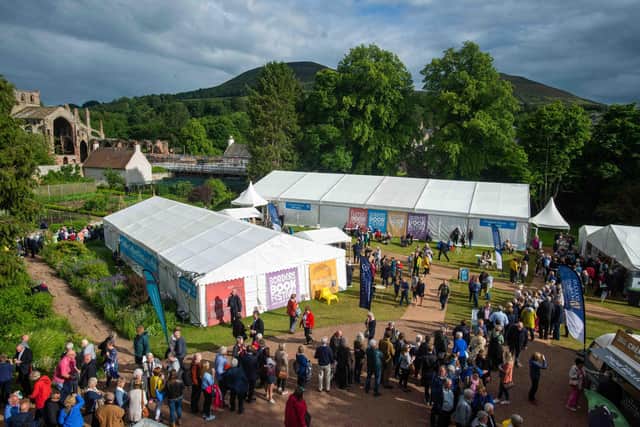 The Borders Book Festival will be returning to Harmony Garden in Melrose in June. Picture: Supplied