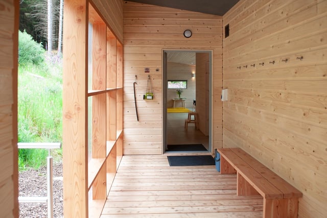The cabins are cleverly designed to incorporate plenty of outside space.