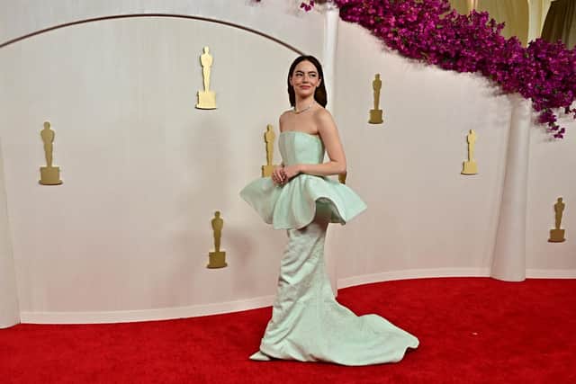 Poor Things star Emma Stone attends the 96th Annual Academy Awards. Picture: AFP via Getty Images