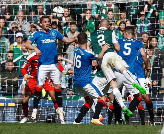 With a winning header David Gray smashes through the Rangers defence - and the concept of 60-minute games.
