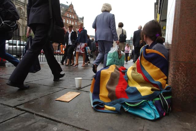 An estimated 250 homeless people died in Scotland last year. Picture: Phil Wilkinson