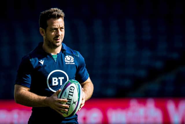 Greig Laidlaw has signed for Japanese side Shining Arcs. Photograph: SRU/SNS
