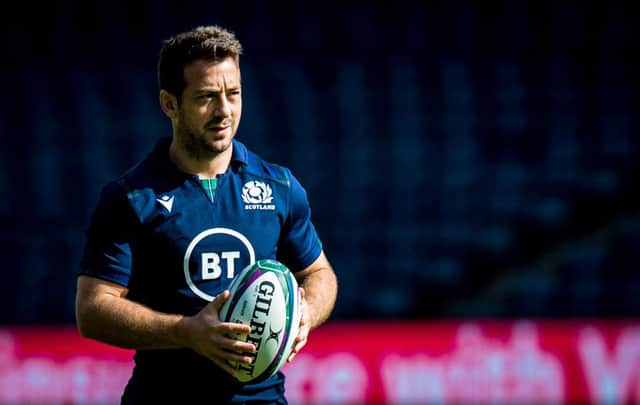 Greig Laidlaw has signed for Japanese side Shining Arcs. Photograph: SRU/SNS