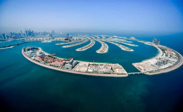 Dubai has created artificial archipelagos that have proved attractive to tourists and others (Picture: Karim Sahib/AFP via Getty Images)