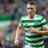 Celtic's David Turnbull has opened up on how his manager Ange Postecoglou is giving him pointers over his penchant for shooting.  (Photo by Alan Harvey / SNS Group)