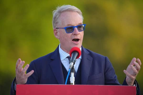 DP World Tour CEO Keith Pelley has sent a memo to his members about the PGA Tour's $3 billion deal with the Strategic Sports Group. Picture: Yoshimasa Nakano/Getty Images.