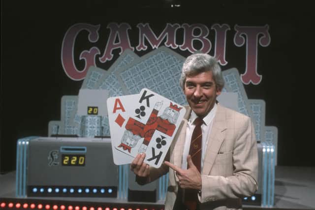 Tom O'Connor hosted the TV gameshow Gambit in 1984.
