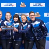 The Scotland team of Eve Muirhead, Vicky Wright, Jen Dodds, Hailey Duff and Mili Smith.