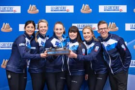 The Scotland team of Eve Muirhead, Vicky Wright, Jen Dodds, Hailey Duff and Mili Smith.