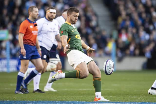 Scotland v South Africa last November - could it be become an annual fixture in an expanded Six Nations?  (Photo by Paul Devlin / SNS Group)