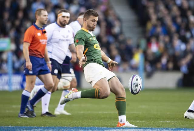 Scotland v South Africa last November - could it be become an annual fixture in an expanded Six Nations? (Photo by Paul Devlin / SNS Group)