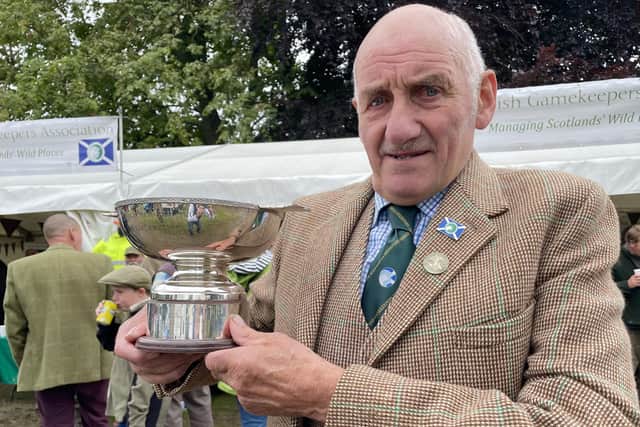 Peter Fraser spent 43 years as a stalker at Invercauld Estate in Deeside. He was awarded the Ronnie Rose Award for conservation and education on deer over the decades (pic: SGA)