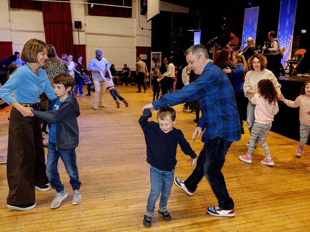 A family Ceilidh at The Corran Halls.