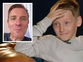 Callum Martin received a personal message of support from his hero Ewan McGregor.
