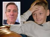 Callum Martin received a personal message of support from his hero Ewan McGregor.