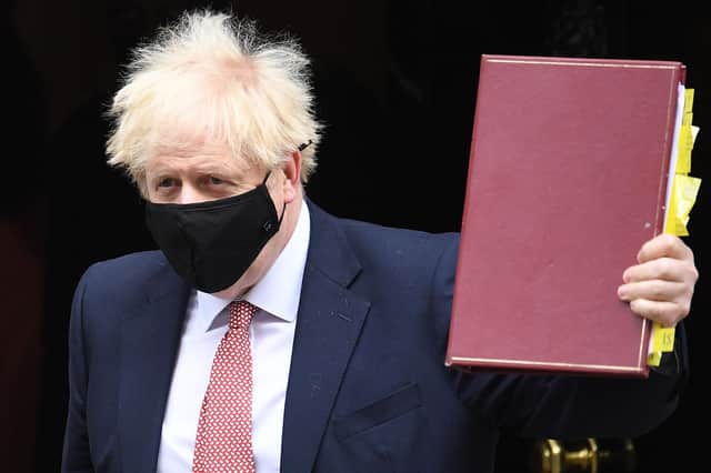 Boris Johnson leaves Downing Street for Prime Minister's Questions on 7 October, 2020 PIC: Leon Neal/Getty Images
