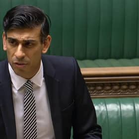 Chancellor of the Exchequer Rishi Sunak giving a statement on the economy in the House of Commons. Picture: PA Wire