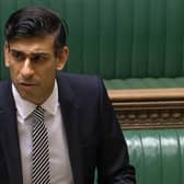 Chancellor of the Exchequer Rishi Sunak giving a statement on the economy in the House of Commons. Picture: PA Wire