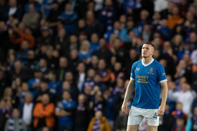 John Lundstram in action for Rangers.