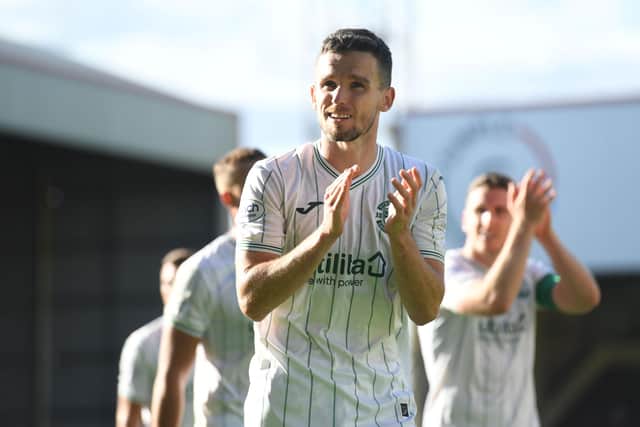 Paul McGinn had just finished a 'meaty' training session with Hibs before his Scotland call.