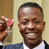 Jamal Edwards with his Member of the British Empire (MBE), after it was awarded to him by the Prince of Wales at an Investiture Ceremony, at Buckingham Palace in central London. British entrepreneur Jamal Edwards has died at the age of 31.