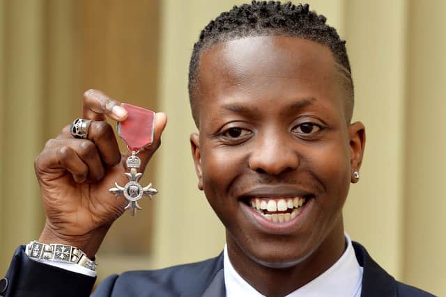 Jamal Edwards with his Member of the British Empire (MBE), after it was awarded to him by the Prince of Wales at an Investiture Ceremony, at Buckingham Palace in central London. British entrepreneur Jamal Edwards has died at the age of 31.