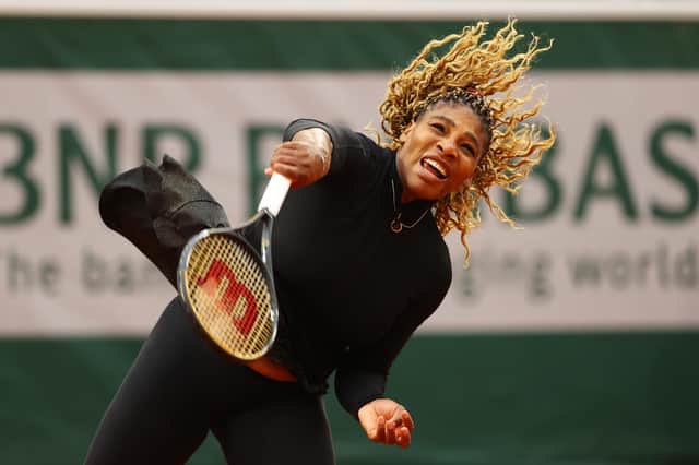 Serena Williams won her first round match against Kristie Ahn but has now pulled out of the French Open.