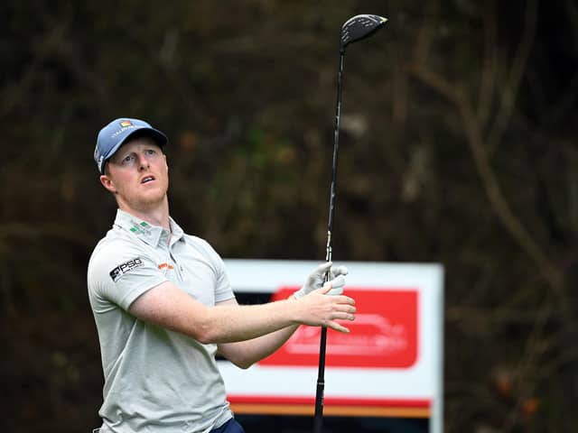 Craig Howie watches a tee shot during day two of the Bain's Whisky Cape Town Open at Royal Cape Golf Club in Cape Town, South Africa. Picture: Johan Rynners/Getty Images.