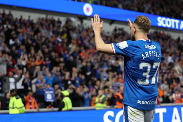 Scott Arfield is one of a handful first-team stars released by Rangers. (Photo by Ross MacDonald / SNS Group)