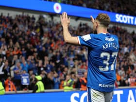 Scott Arfield is one of a handful first-team stars released by Rangers. (Photo by Ross MacDonald / SNS Group)